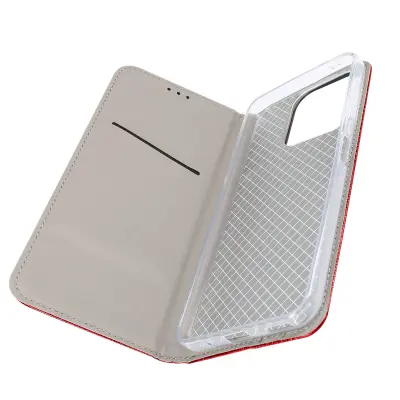 Ovitek za denarnico Honor X8a, Smart Collection - rdec