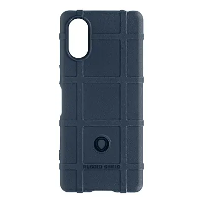 Ovitek za Sony Xperia 5 V, odporen proti udarcem, serija Rugged Shield - polnocno modra