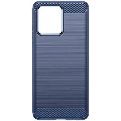 Mehka torbica Motorola Moto G84, Midnight Blue Carbon Effect - Classic Carb