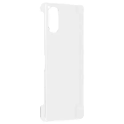 Trda torbica za Sony Xperia 5 V, tanka in proti prstnim odtisom - prozorna
