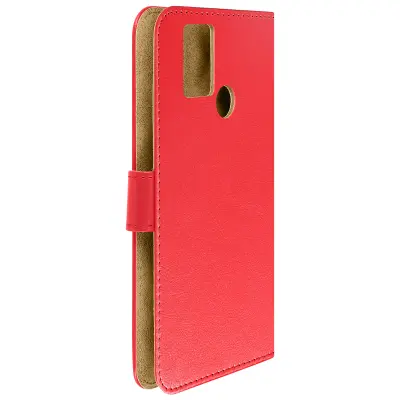 Logicom Solar Wallet Case, lepilni kavelj - rdeca
