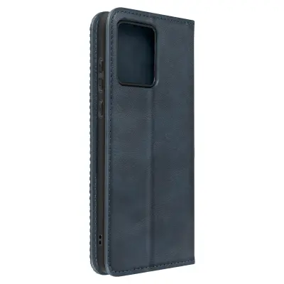 Ovitek za Motorola Moto G84, preklop za denarnico, zbirka Geo Midnight Blue