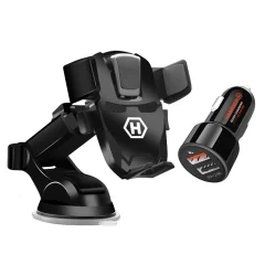HAMMER Avtomobilsko držalo 2 USB 30W polnilec za vžigalnik: paket za avto