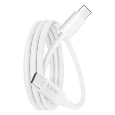 Napajalni kabel USB C do USB C 100 W, dolžina 65 cm, LinQ