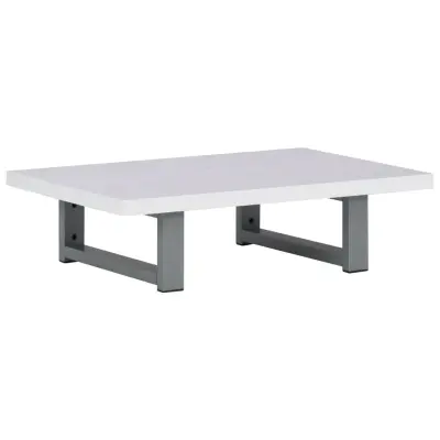 vidaXL Kopalniško pohištvo bele barve 60x40x16,3 cm