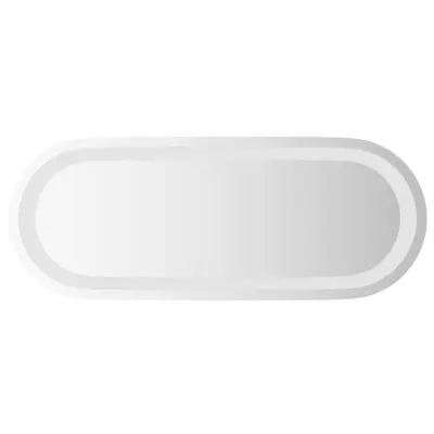 vidaXL LED kopalniško ogledalo 50x20 cm ovalno