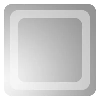 vidaXL LED kopalniško ogledalo 30x30 cm