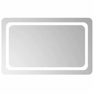 vidaXL LED kopalniško ogledalo 80x50 cm