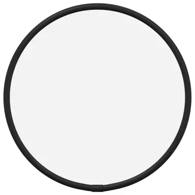 vidaXL Stensko ogledalo črno Ø 20 cm okroglo