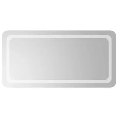 vidaXL LED kopalniško ogledalo 50x100 cm