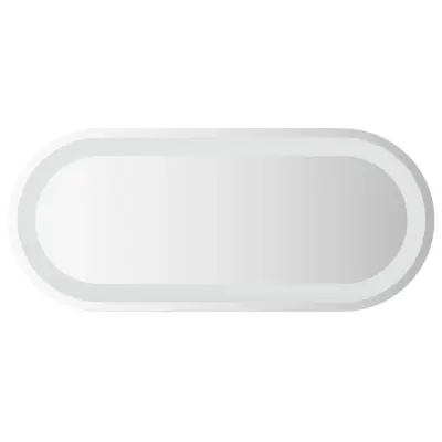 vidaXL LED kopalniško ogledalo 70x30 cm ovalno