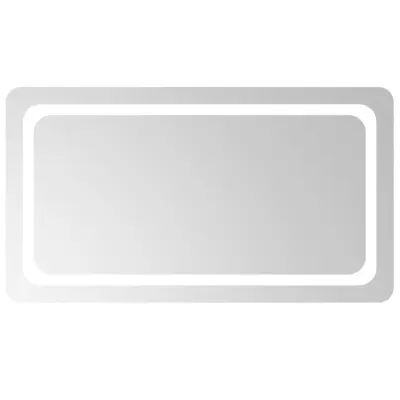 vidaXL LED kopalniško ogledalo 90x50 cm