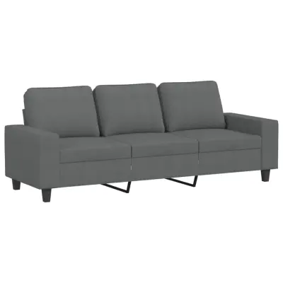 vidaXL Trosed svetlo siv 180 cm blago