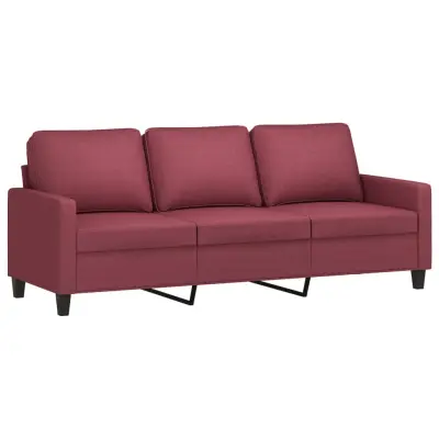 vidaXL Trosed vinsko rdeč 180 cm blago