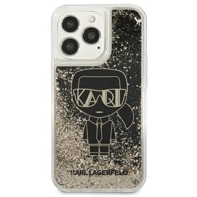 Ovitek KARL LAGERFELD KLHCP13XLGGKBK, Iphone 13 Pro Max, zlat