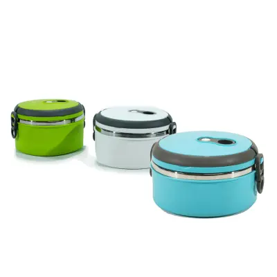 Termo posoda za prenos hrane 0,85L / 1-delna / več barv / inox, pvc