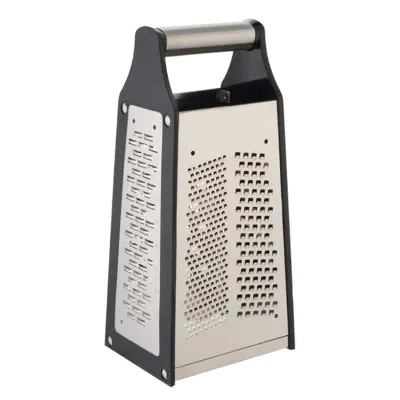 Ribežen 4-strani h23cm / črn / inox, abs