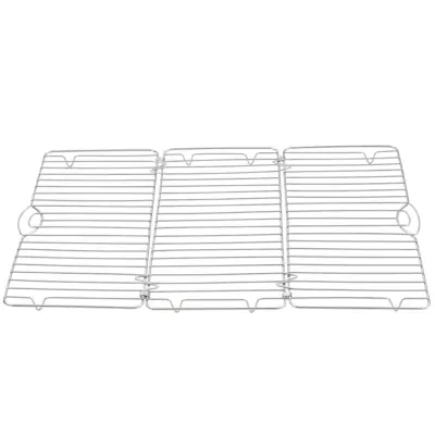 Zložljiva mreža za torto, pecivo 45,5x 32,5cm / pravokotna / inox