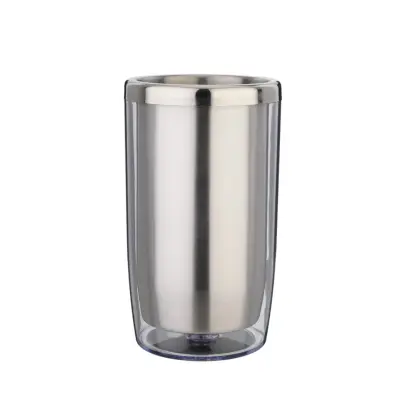 Hladilec za steklenico 11,5xh20cm / inox, plastika