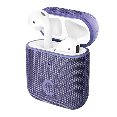 Ohišje Cygnett TekView za AirPods 1 in 2 (vijolično)