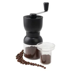 Ročni mlinček za kavo h21,2cm / črn / abs, keramika