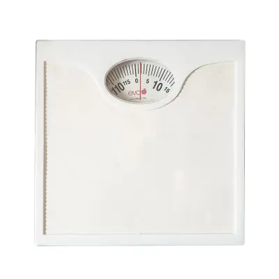 Mehanska osebna tehtnica 1kg-120kg / bela, krem / pvc