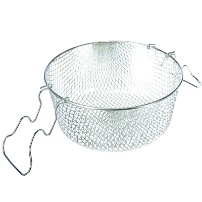 Košara za cvrenje 23cm / dva ročaja / krom