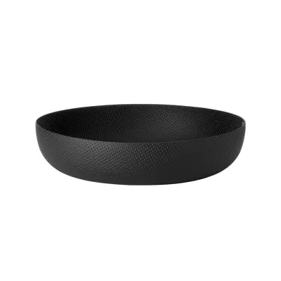 Skleda za sadje Texture 21cm / črna / inox
