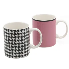 Set lonček mug Coco 350ml / 2 kos / porcelam