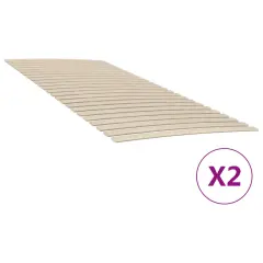 vidaXL Letveno posteljno dno z 48 letvicami 2 kosa 90x200 cm