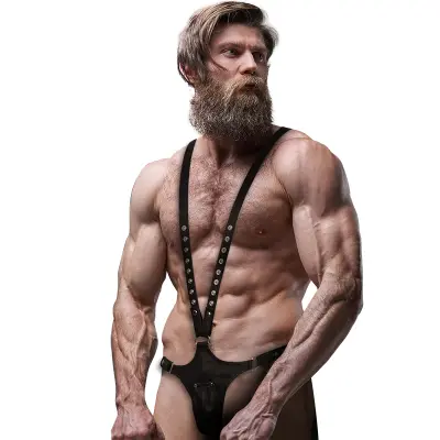 JOCKSTRAP Fetish Submissive Attitude Eco Leather 1