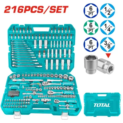 216-delni set ročnega orodja, serija INDUSTRIAL (THKTHP22166)