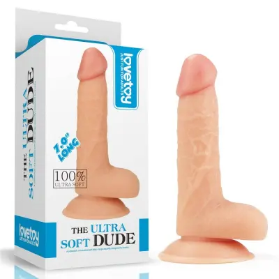DILDO Lovetoy The Ultra Soft Dude Flesh 7''