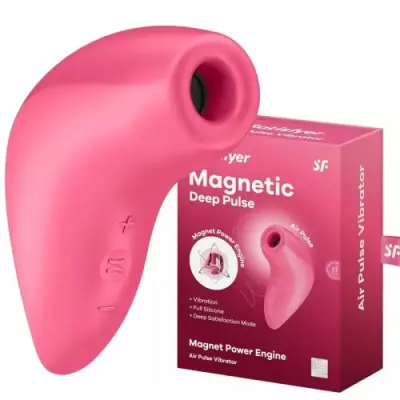 KLITORALNI STIMULATOR Satisfyer Magnetic Deep Pulse Pink