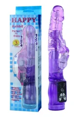 VIBRATOR Happy Rabbit Rotation & Wave Purple