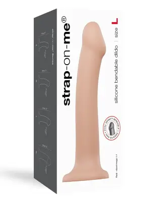 DILDO STRAP ON ME Dual Density Flesh L