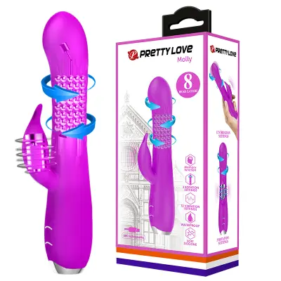 VIBRATOR RABBIT Pretty Love Molly Purple