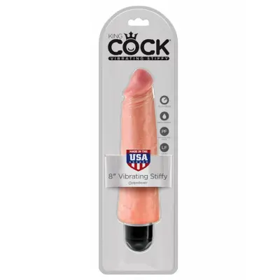 VIBRACIJSKI PENIS King Cock Stiffy 8"