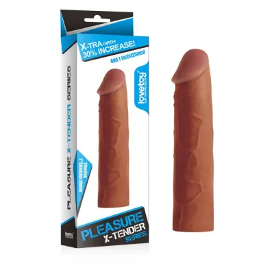 PODALJŠEK PENISA Pleasure X-Tender Brown 1