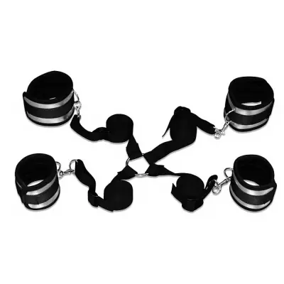 KOMPLET Lovetoy Struggle My Bed Restraints
