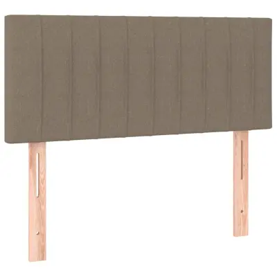 vidaXL Posteljno vzglavje taupe 100x5x78/88 cm blago