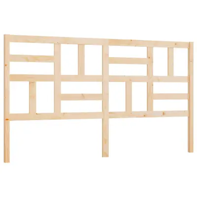 vidaXL Posteljno vzglavje 186x4x104 cm trdna borovina