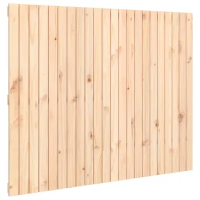 vidaXL Stensko posteljno vzglavje 140x3x110 cm trdna borovina