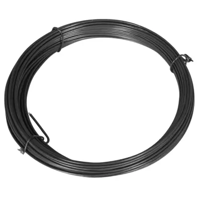 vidaXL Vezna žica za ograjo 25 m 1,4/2 mm jeklo sive barve