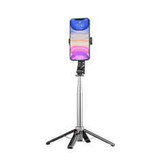 Selfie stick tripod XO BT SS11 črn 100 cm