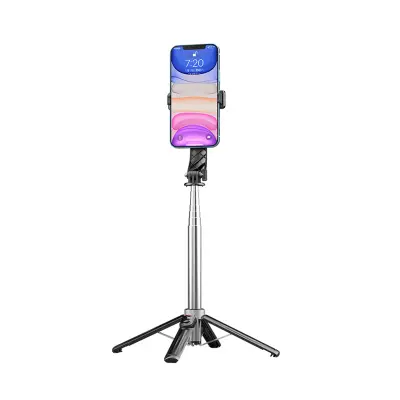 Selfie stick tripod XO BT SS11 črn 100 cm