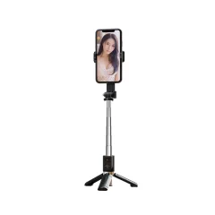 Selfie stick tripod XO BT SS10 črn 80 cm