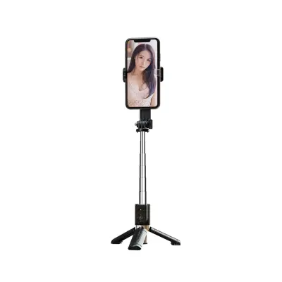 Selfie stick tripod XO BT SS10 črn 80 cm