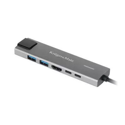USB priklopna postaja tip C na HDMI, 2x USB3.0, 2x USB tip C, RJ45
