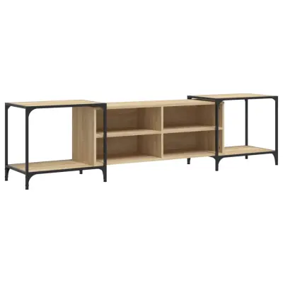 vidaXL TV omarica sonoma hrast 203x37x50 cm inženirski les